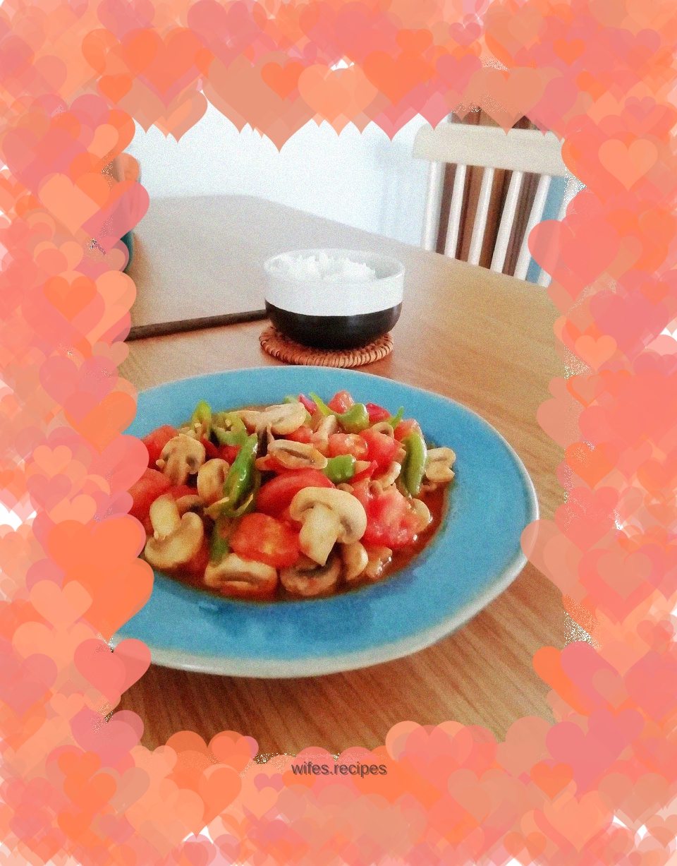 Tomato Sauce Mushrooms