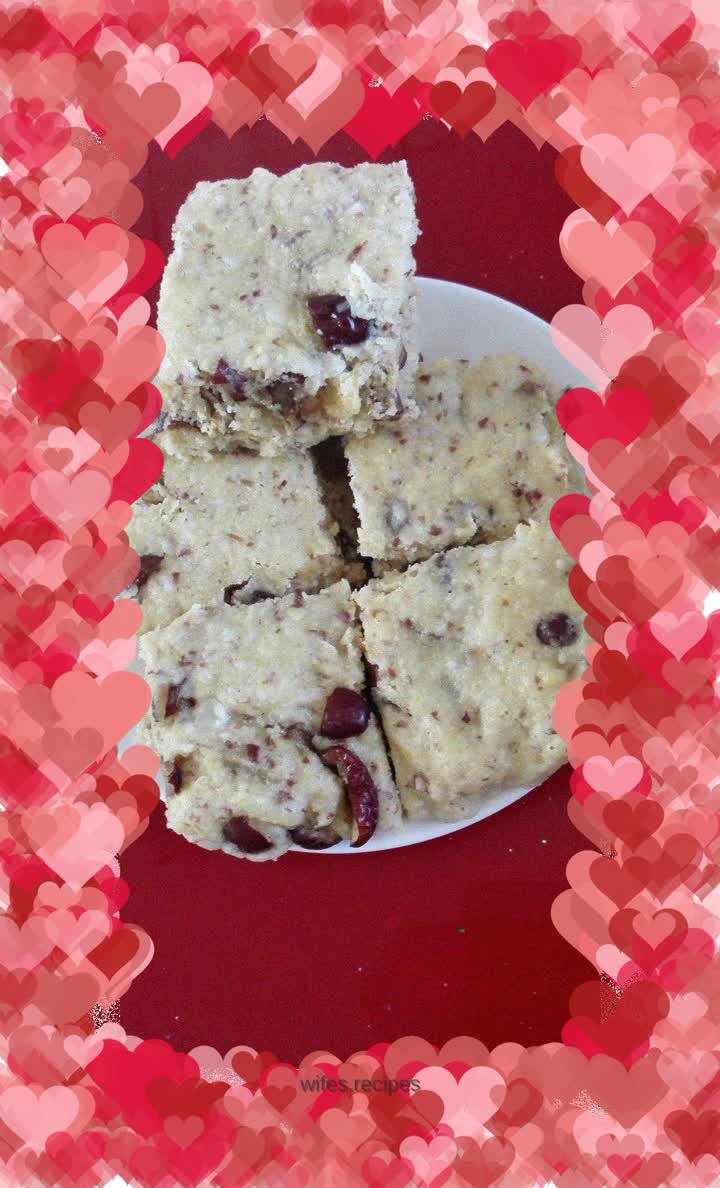 Jujube and peanut cake