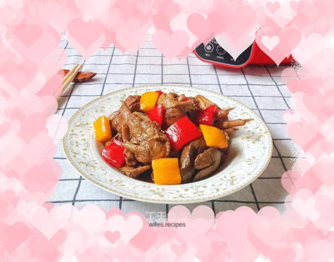 Lazy version of stewed chicken nuggets