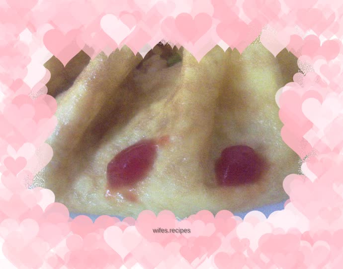 Omelet rice with tomato sauce