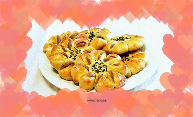 Bean Paste Pinwheel Buns