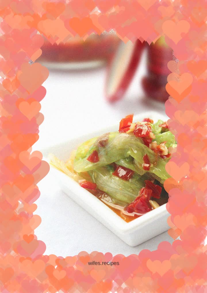 Chopped pepper lettuce