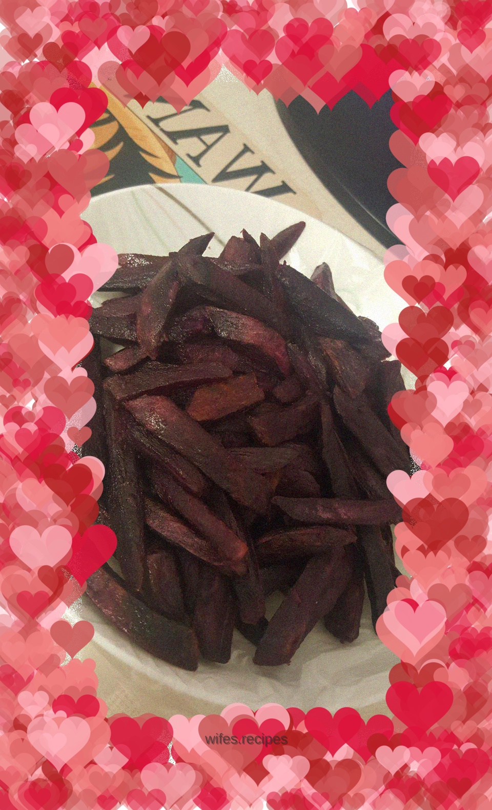 Honey purple chips