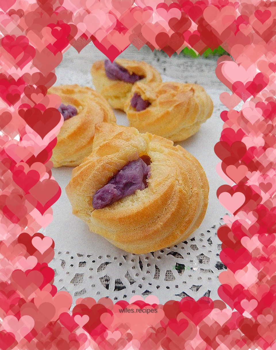 Purple Sweet Potato Puffs