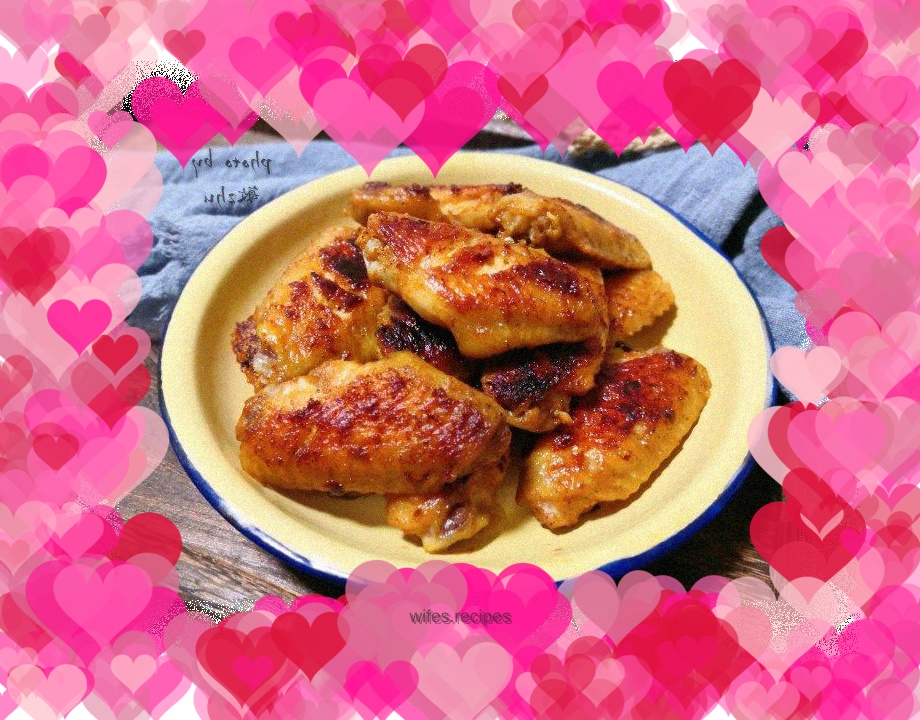 Pan-fried chicken wings
