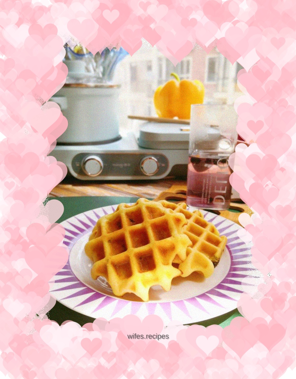 Seaweed filled waffles