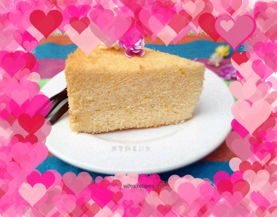 Lemon peel chiffon cake - super detailed production process