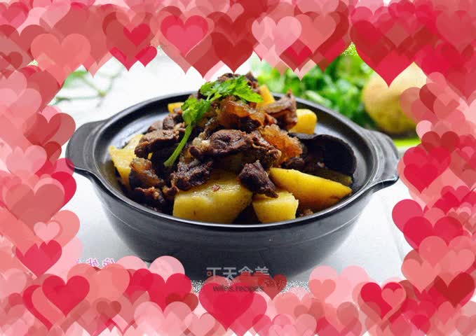 Winter dietary supplement---Potato stewed beef brisket