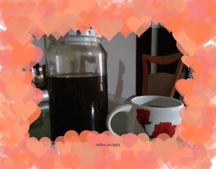 Homemade sour plum soup