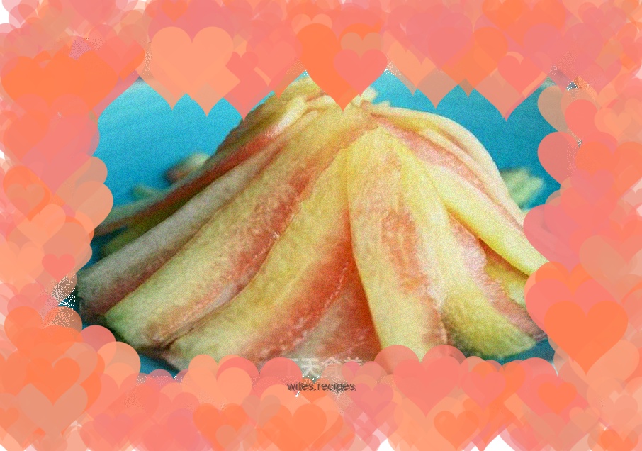 Cold watermelon rind