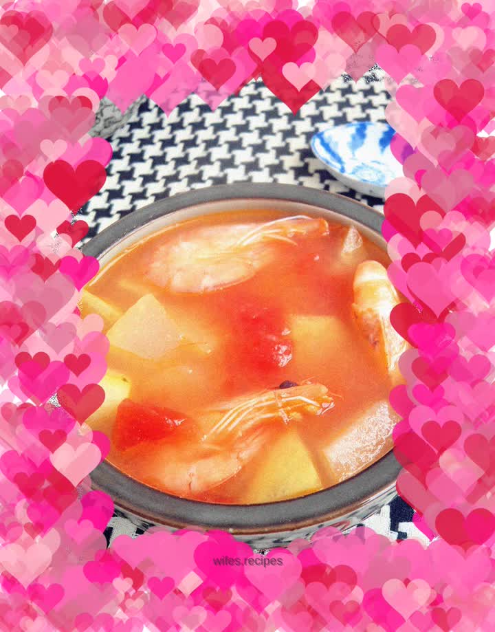Shrimp and winter melon soup