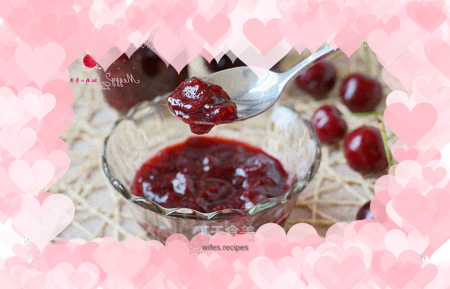 Delicious cherry jam
