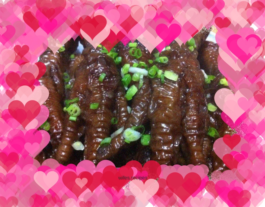 Tiger skin chicken feet