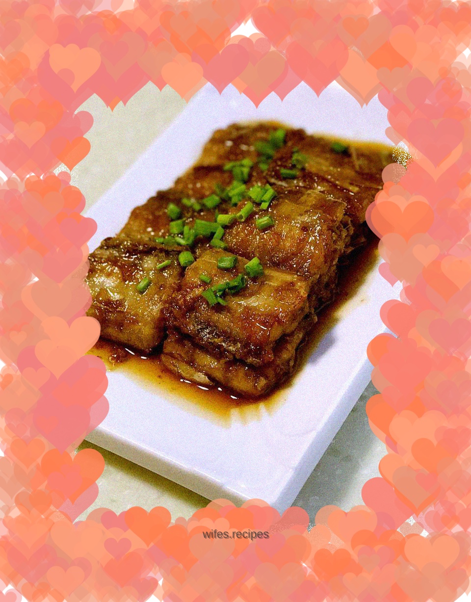 Braised hairtail fish