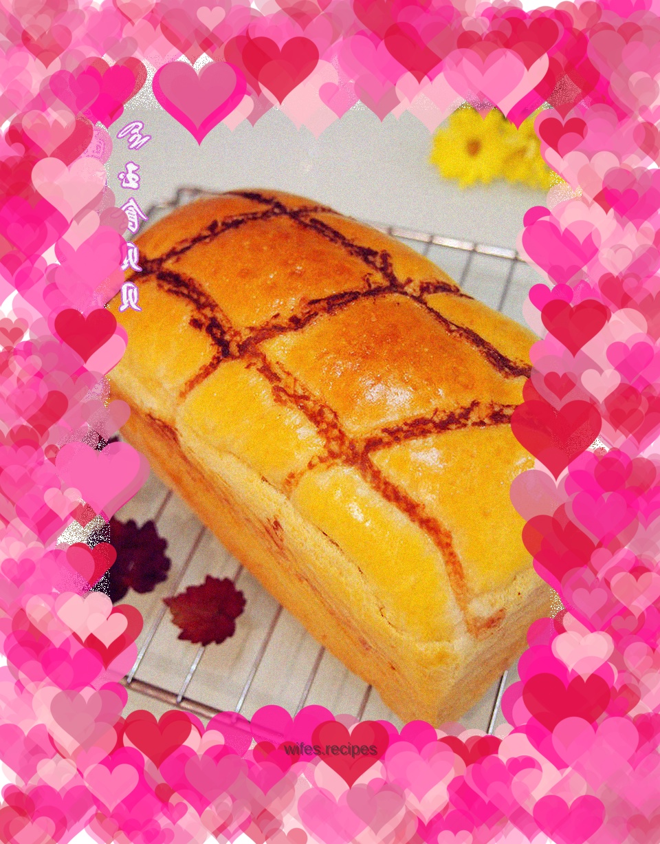 Old dough yeast pumpkin toast - fragrant and honest taste