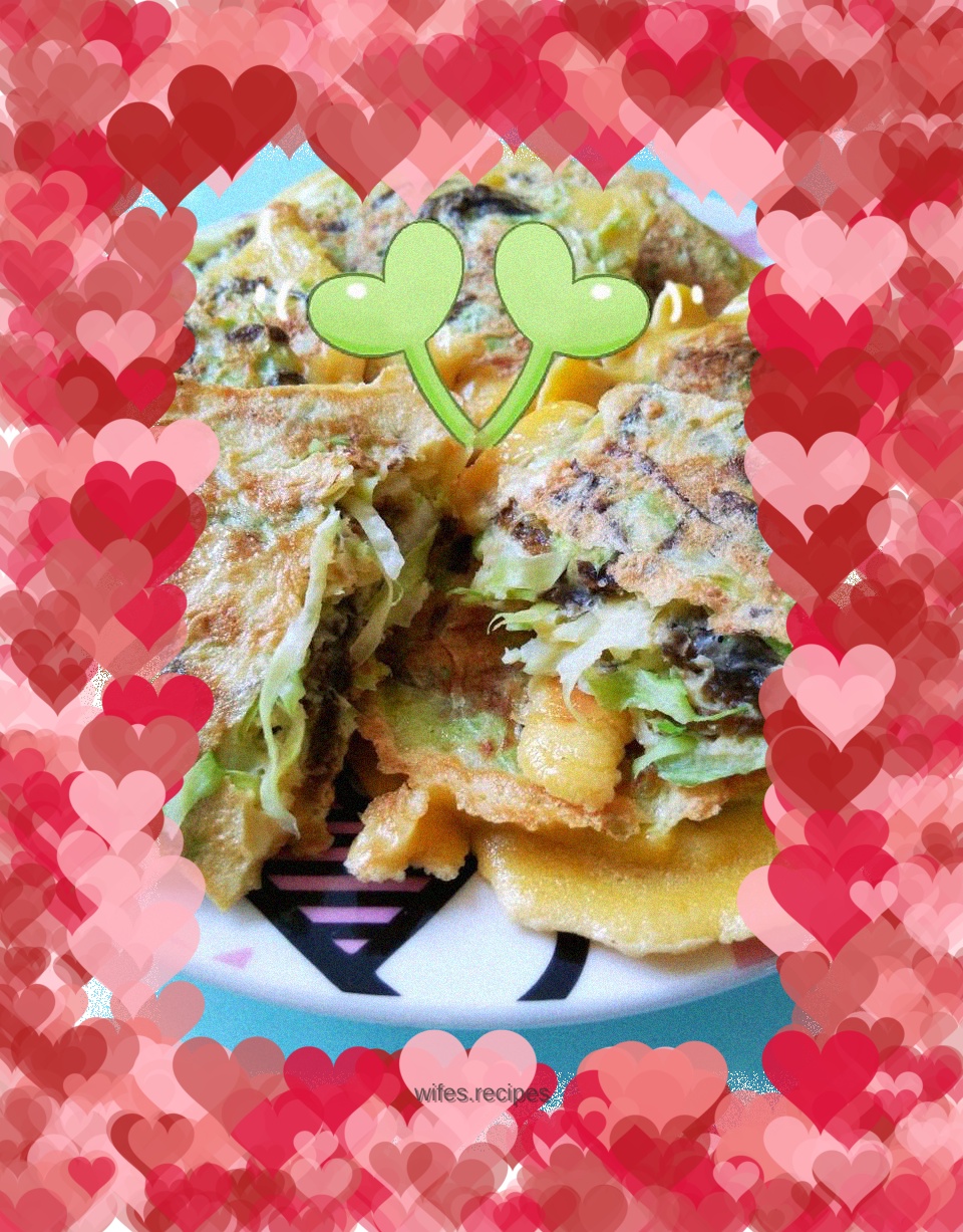 Vegetable egg pancake
