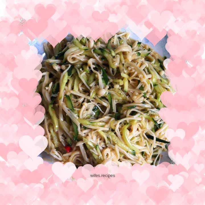 Cold Enoki Mushrooms