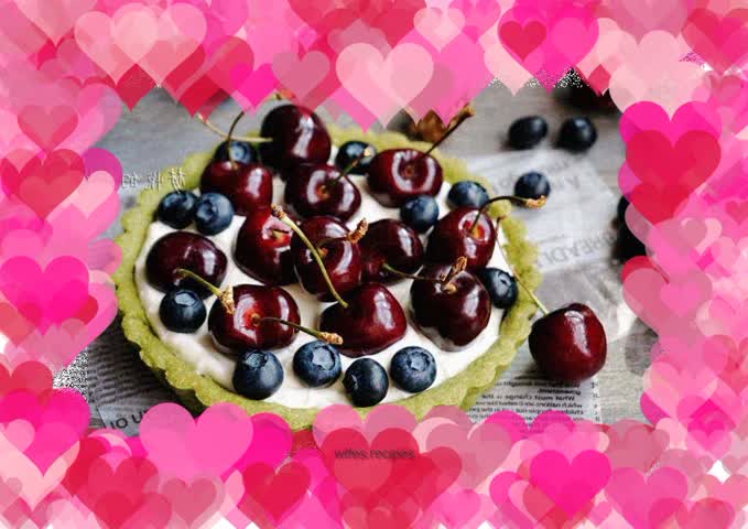 Cherry Cream Tart Pie