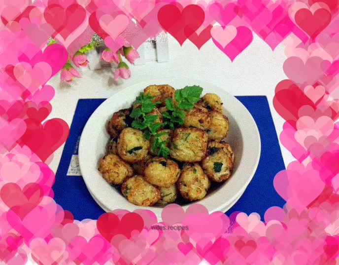 Fried radish balls