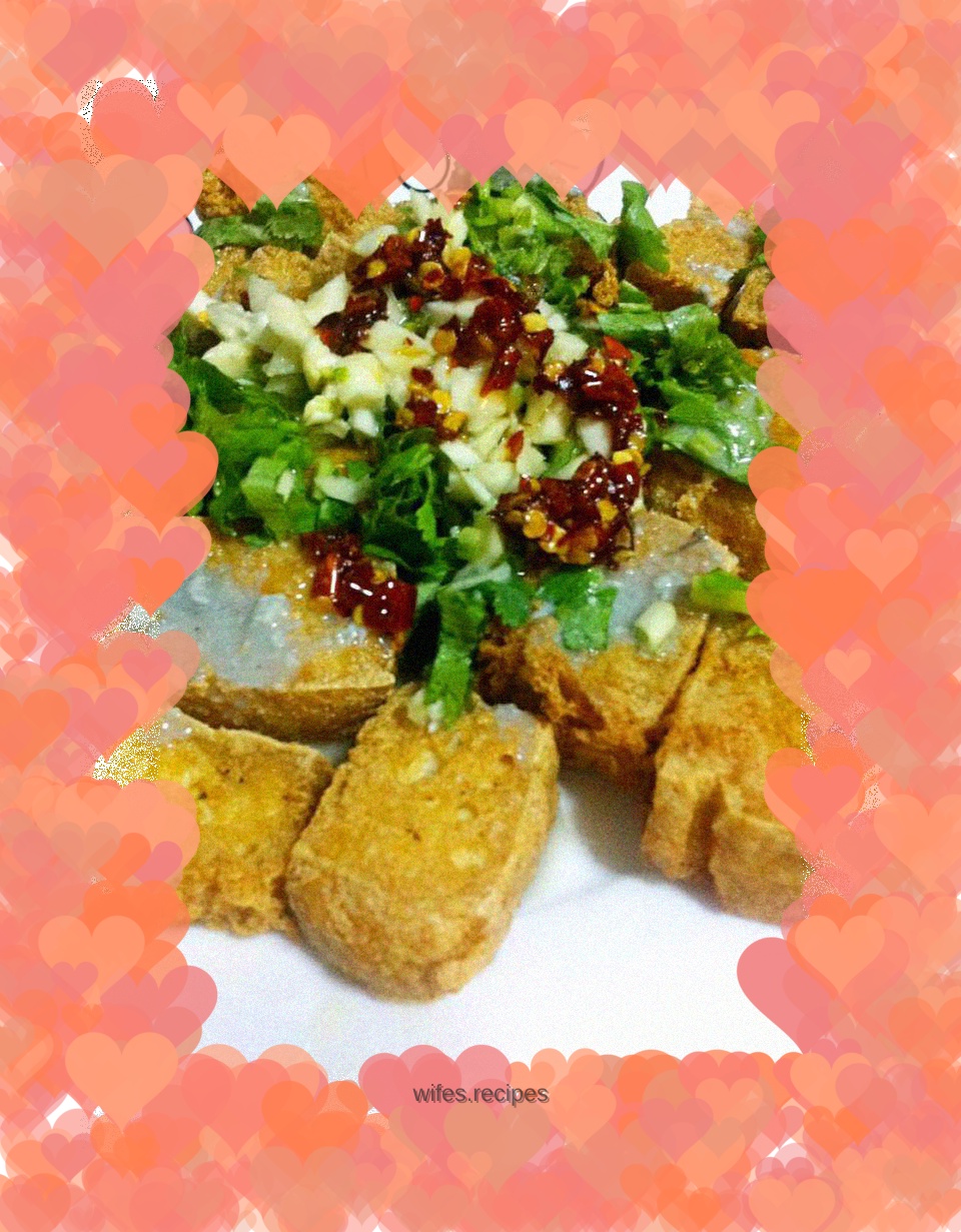 Make your own snack of stinky tofu