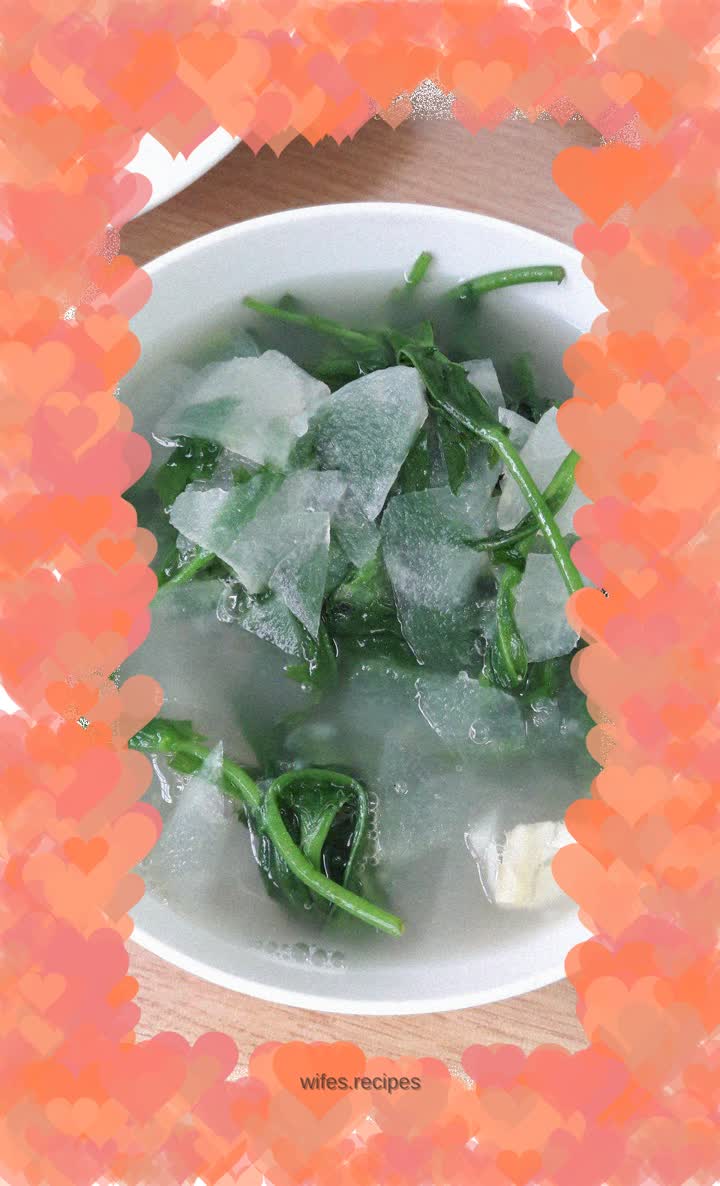 Winter melon and a little red soup