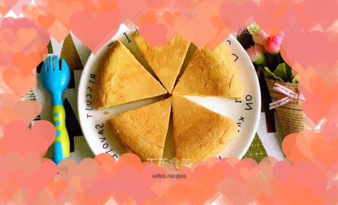 Millet whole grain cake