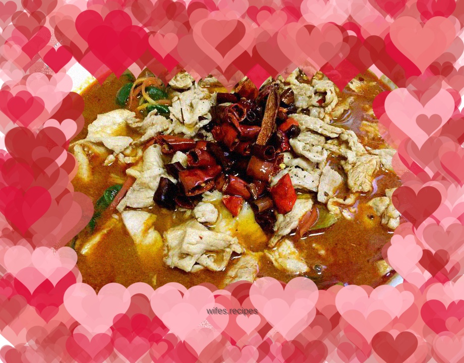Spicy boiled pork slices