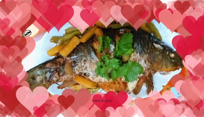 Home-style fish stew - fresh fish rolls in one pot