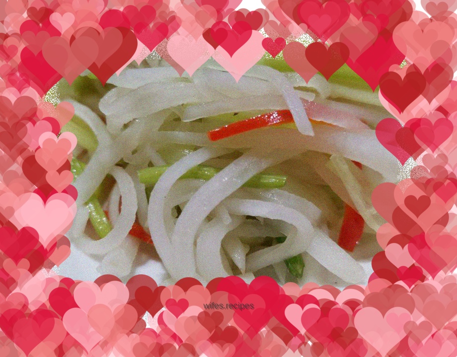 Vegetarian stir-fried three shredded shredded vegetables