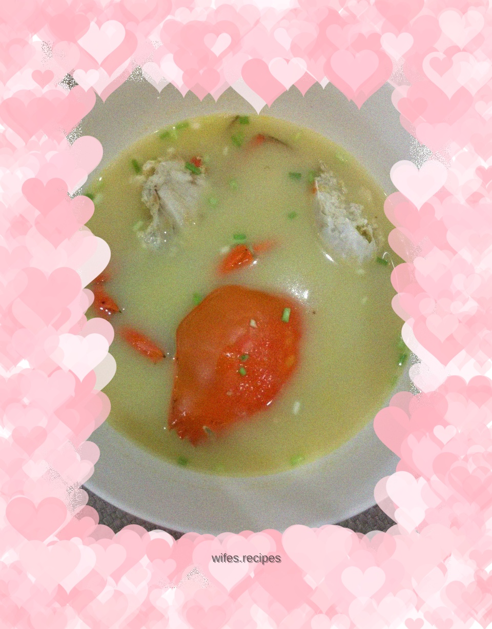 Blue crab and potato soup