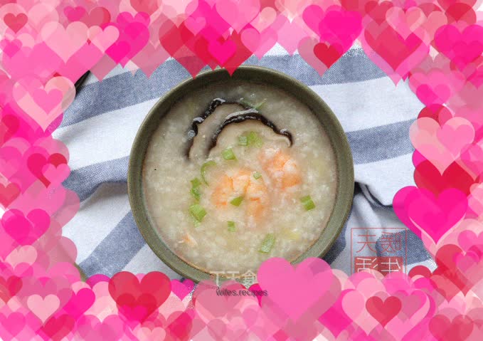 Mushroom and Shrimp Porridge