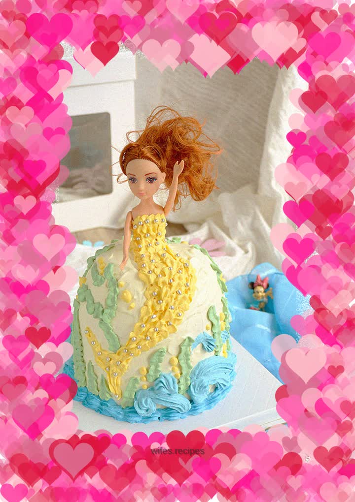 Barbie Mermaid Cake