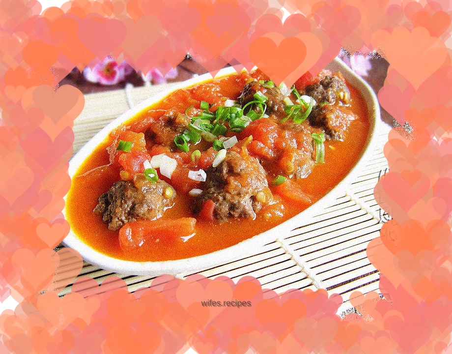 Beef Balls with Tomato Sauce