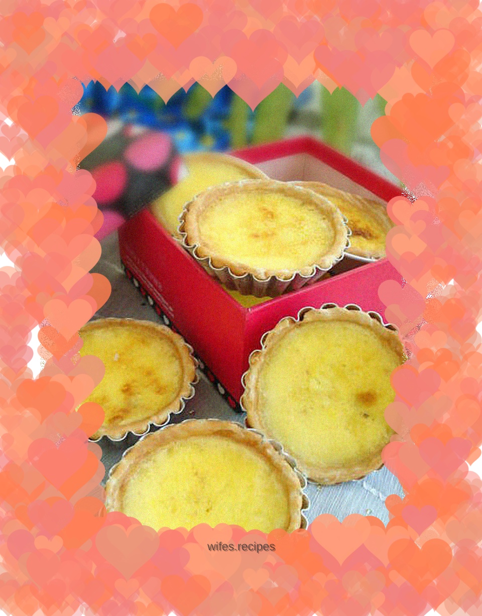 Milky honey bean tart