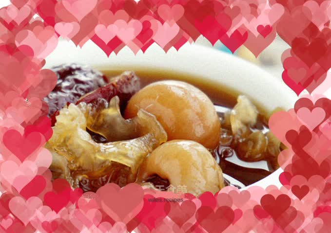 Red Dates, Longan and Tremella Soup