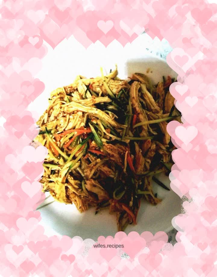 Spicy shredded chicken