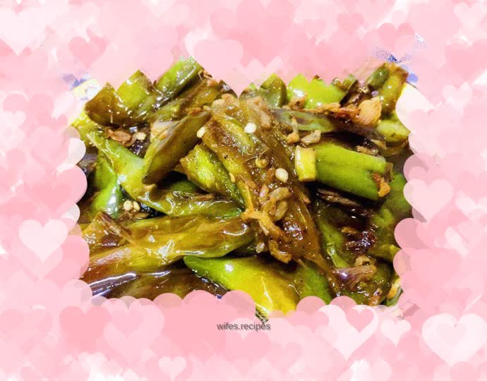 Braised peppers in oil