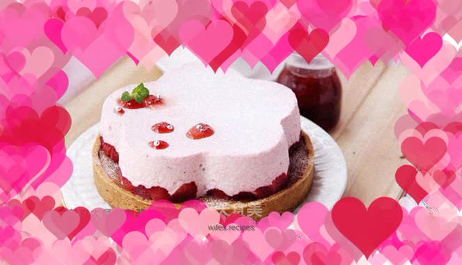 Cranberry Mousse Cake