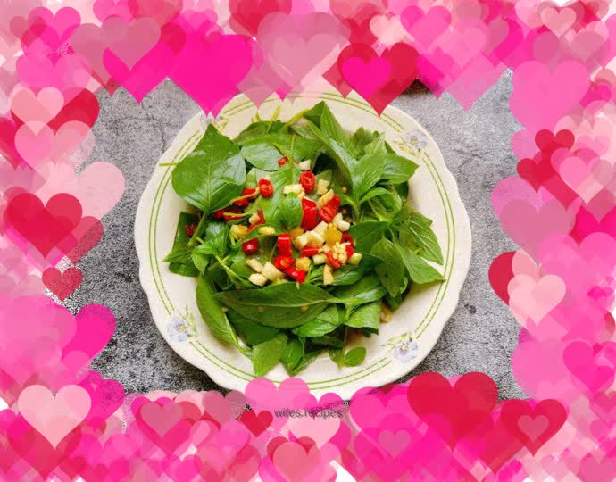 Garlic, millet and pepper mixed with Nepeta