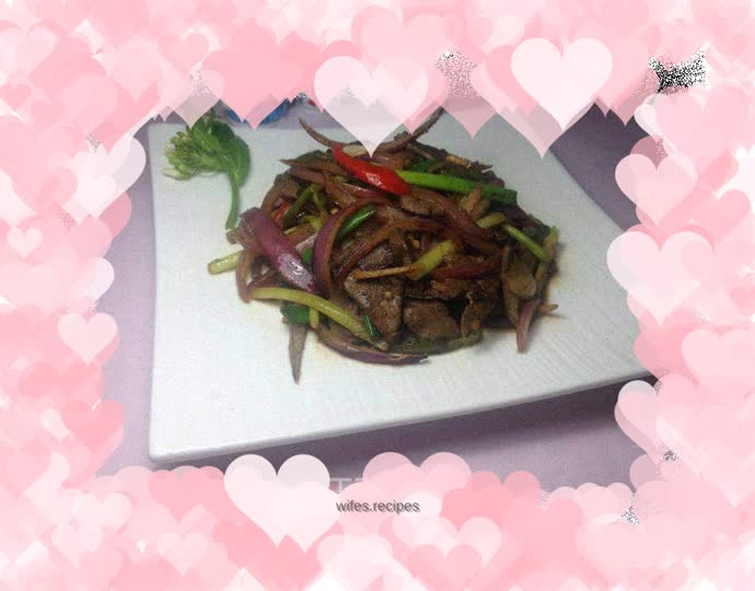 Stir-fried Pork Liver with Pepper