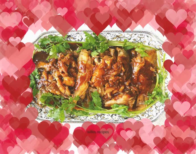 Braised small yellow croaker