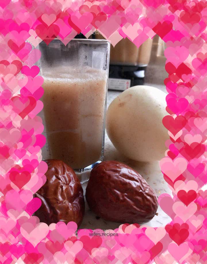 Red date and snow pear hot drink