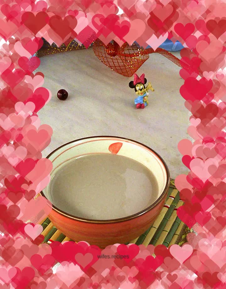 Lotus seed and two bean soy milk