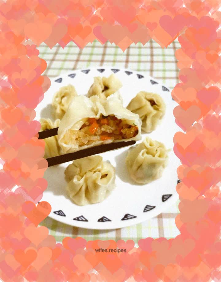 Mushroom and glutinous rice siomai