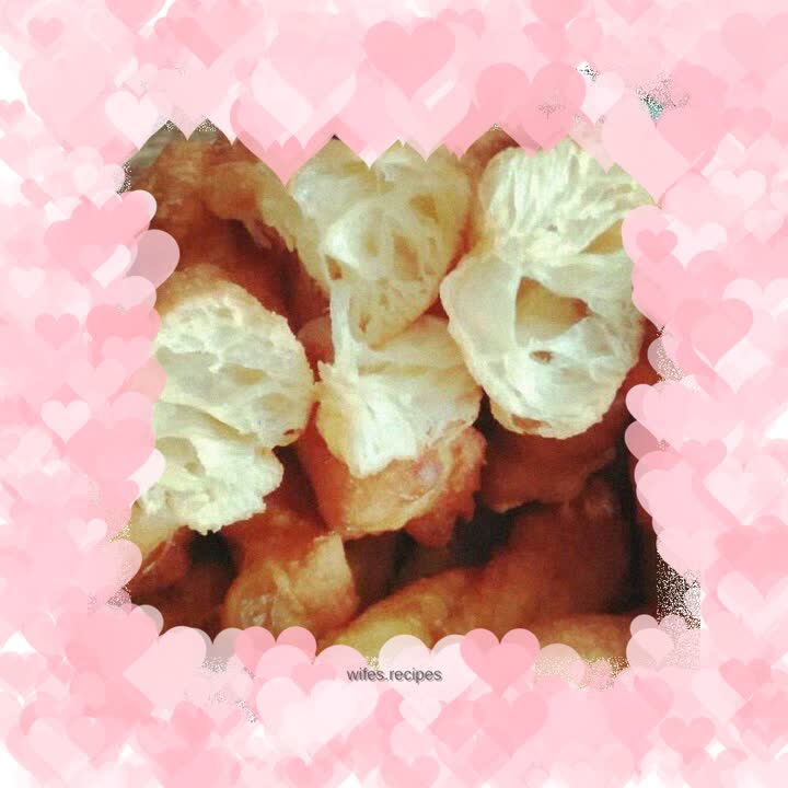 Notes on how to develop fluffy and porous fried dough sticks