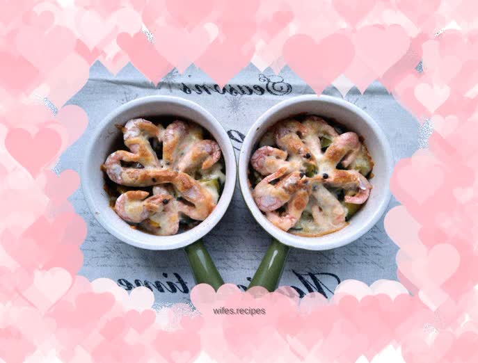 Baked Pumpkin with Ice Shrimp