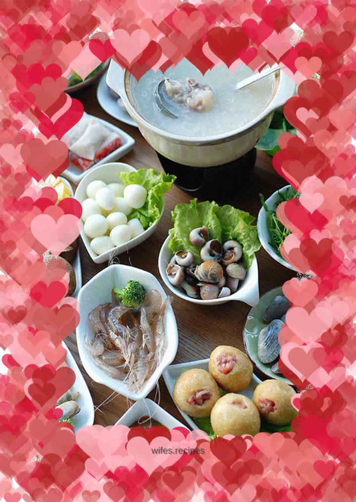 Pork trotters and soybean porridge hot pot