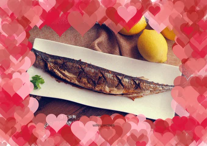 Grilled saury