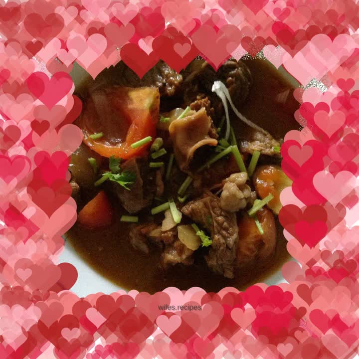 Tomato stewed beef nan