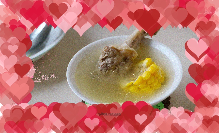 Corn and duck soup
